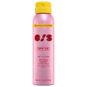 spray fijador de maquillaje con protector solar one size
